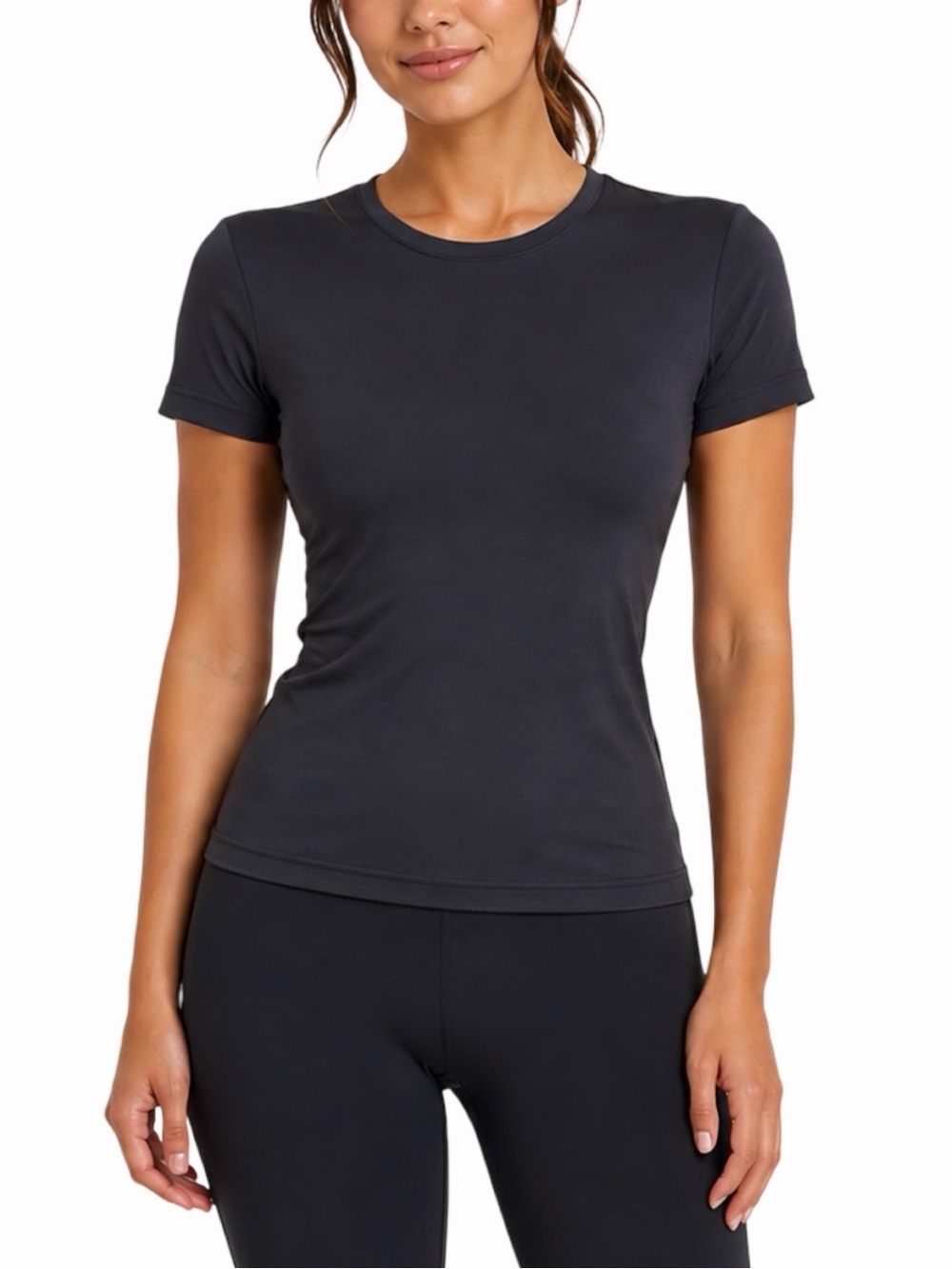 SKIMS Soft Smoothing Seamless T-Shirt - Size XL - Eclipse